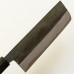 Ніж кухонний Nakiri 165 мм лезо (для овочів та зелені), Shirogami #2, ручка - магнолія, HONMAMON (4580149740297)