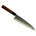 Ніж кухонний Funayuki 165 мм, широкий, HRC61, Aogami steel #1, рукоятка горіх, HONMAMON (4582243650212)