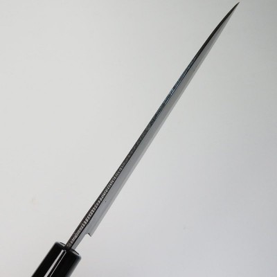 Ніж кухонний Kurouchi 165 мм, 3 мм, Shirogami steel #2, HANAKUMAGAWA (4580149741096)