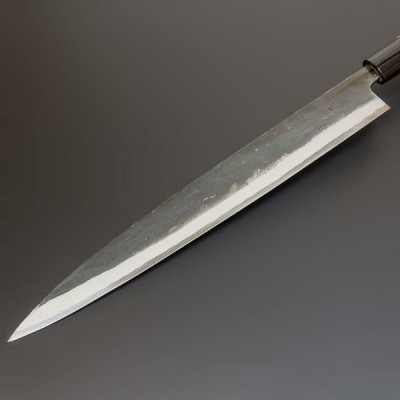 Ніж кухонний Sashimi Hocho (Yanagiba) 270 мм лезо, AOGAMI #1, рукоятка вишня, HONMAMON (4582243650540) Ніж кухонний Sashimi Hocho (Yanagiba) 270 мм лезо, AOGAMI #1, рукоятка вишня, HONMAMON (4582243650540)