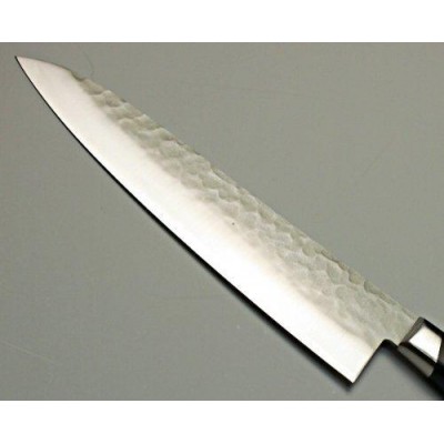Ніж кухонний Gyuto (ШЕФ) 200 мм лезо, 61HRC, Aogami #2, ламінат SUS410, молоткова, HONMAMON (4582243656023)