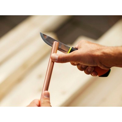 Ніж для важких робіт Fiskars з точилом (1023619)