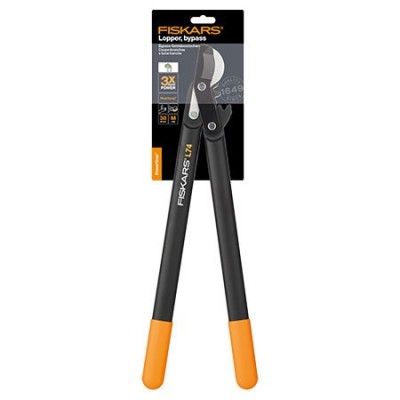 Сучкоріз площинний із загнутими лезами Fiskars PowerGear™ (M) L74 (1000582)