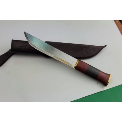 Нож Leuku 335 мм. Lauri 80CrV2 Мастер Андрей Кузьмич (Knife_80CrV2_210)