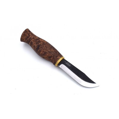 Ніж AHTI Jahti Puukko 100 мм, 80CrV2 58HRC, 100x27x3.2 мм - лезо, чохол - шкіра, BRISA