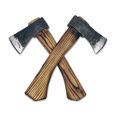 Топор маленький туристический (Axe_ukr_Y8_30) сталь: У8 (56-57HRC), длина 30 см, Вес 750 гр.