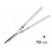 Кущоріз А-16, 70 см (леза 18 см, сталь GIN3 YCS-INOX, 61HRC) ручки - дуб, (1118885) 880 г. KANENORI