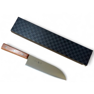 Ніж кухонний Santoku 180 мм лезо, нержавійка INOX 57HRC, Sakai Ichiji HONMAMON (4988424141003)