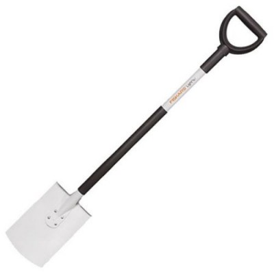 Лопата із закругленим лезом, полегшена Fiskars White (1019601)