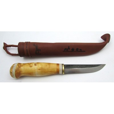 Ніж LAPPI Puukko 95, 80CrV2, рукоятка - карельська береза (14171)