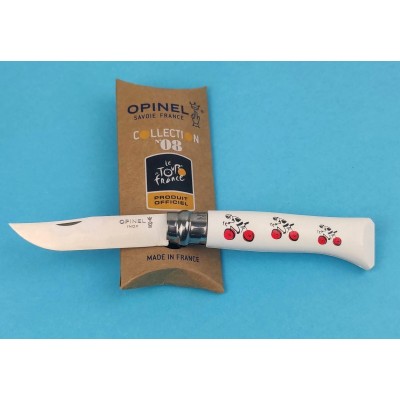 Ніж Opinel №8 Tour de France - white Sandvik 12C27 (001912)