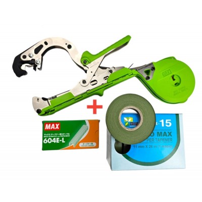 Степлер MAX HT-B1+ Стрічка 10 шт (26м, 0.15) + Скоби Max 4800 шт