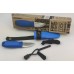Ніж Morakniv Eldris 1.0 Colour Blue (12631) + кресало, паракорд та застібка