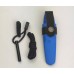 Ніж Morakniv Eldris 1.0 Colour Blue (12631) + кресало, паракорд та застібка