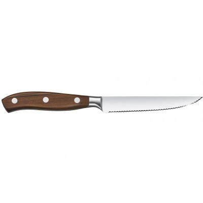 Кухонний ніж Victorinox Grand Maitre Wood Steak, 12 см (Vx77200.12WG)