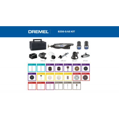 Акумуляторний багатофункціональний інструмент DREMEL® 8250 (Platinum+) (F0138250JF)