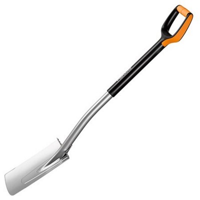 Лопата із закругленим лезом Fiskars Xact середня (1003682)