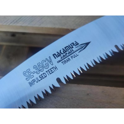 Пила садова Nakamura зогнута 35 см (Turbocut зуб`я, гартовані), FALKET арт. SE-35GV