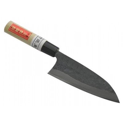 Ніж кухонний Deba 150 мм лезо, Aogami #2, ручка - магнолія, HONMAMON (4580149741065)