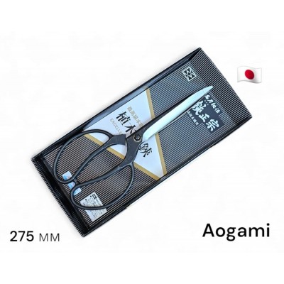 Ножиці для топіарної стрижки 275 мм №205 (Леза 150 мм Сталь Aogami), HASAMI-MASAMUNE HONMAMON