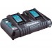Двопортовий швидкозарядний пристрій makita dc18rd (630868-6)