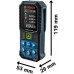 Лазерний далекомір Bosch GLM 50-27 CG (зелений промінь) (0601072U01) 