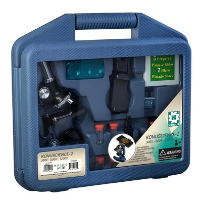Дитячий мікроскоп KONUS KONUSCIENCE-2 300x/600x/1200x (в кейсі)