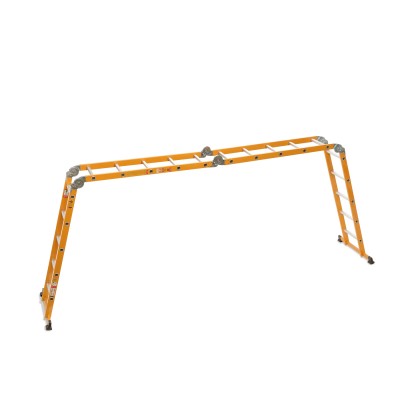 Драбина шарнірна комбінована сталь та алюміній Laddermaster Bellatrix SA4A5. 4×5 сходинок