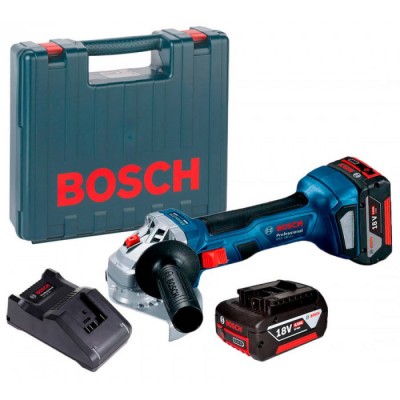 Акумуляторна кутова шліфувальна машина (болгарка) Bosch GWS 180-LI (06019H9021)