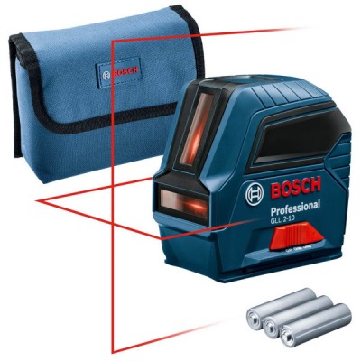 Лінійний лазерний нівелір Bosch GLL 2-10 Professional (0601063L00)