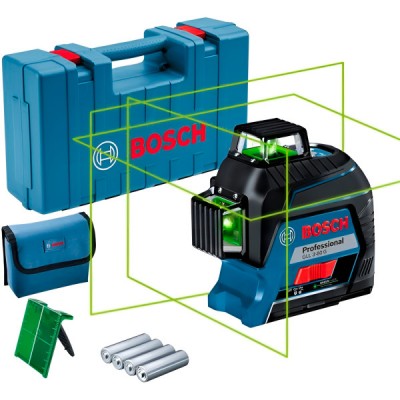Лазерний нівелір Bosch GLL 3-80 G + кейс (0601063Y00)