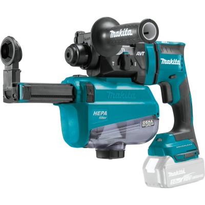 Акумуляторний перфоратор Makita DHR182ZWJ із системою пиловидалення DX05 (Без АКБ и ЗУ)