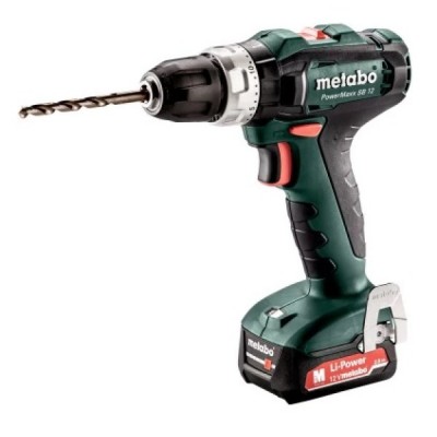Акумуляторний ударний шуруповерт Metabo PowerMaxx SB 12 (12 В, 2х2 А*год) (601076500) Акумуляторний ударний шуруповерт Metabo PowerMaxx SB 12 (12 В, 2х2 А*год) (601076500)