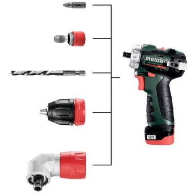 Акумуляторний дриль-шуруповерт Metabo PowerMaxx BS BL Q (2х12 В, 2 А*год) (601749500) Акумуляторний дриль-шуруповерт Metabo PowerMaxx BS BL Q (2х12 В, 2 А*год) (601749500)