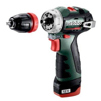 Акумуляторний дриль-шуруповерт Metabo PowerMaxx BS BL Q (2х12 В, 2 А*год) (601749500) Акумуляторний дриль-шуруповерт Metabo PowerMaxx BS BL Q (2х12 В, 2 А*год) (601749500)