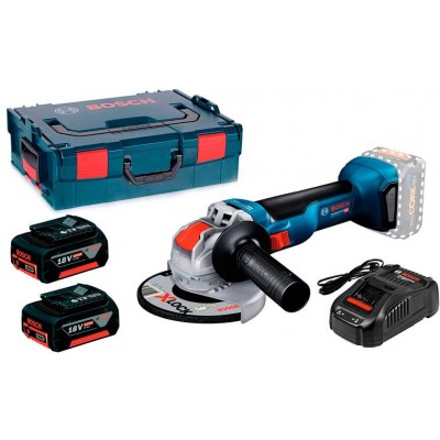 Аккумуляторная угловая шлифмашина Bosch GWX 18V-10 (06017B0102)