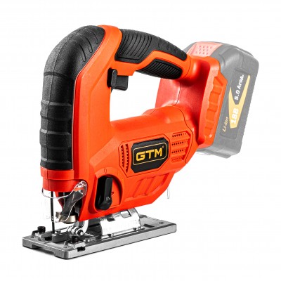 Лобзик акум. JS18/65 18В, 0-2500ход/хв, Quick Fix, дерево/кол.мет/сталь-65/10/6мм, КАРКАС (без АКБ і ЗП)