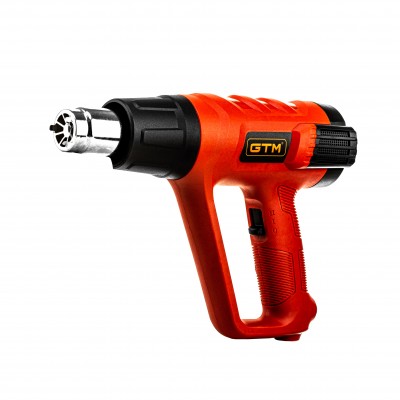 Термоповітродувка HG2000EM, 2000Вт, 80-600С, 300/500л/хв, LCD-дисплей Термоповітродувка HG2000EM, 2000Вт, 80-600С, 300/500л/хв, LCD-дисплей