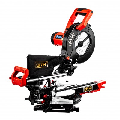 Пила торцювальна HM1032 2000Вт, 255*30мм, 2шв.-3200/4500об/хв, з протяжним механізмом і лазером