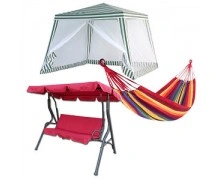 Садові Гойдалки, тенти і гамаки